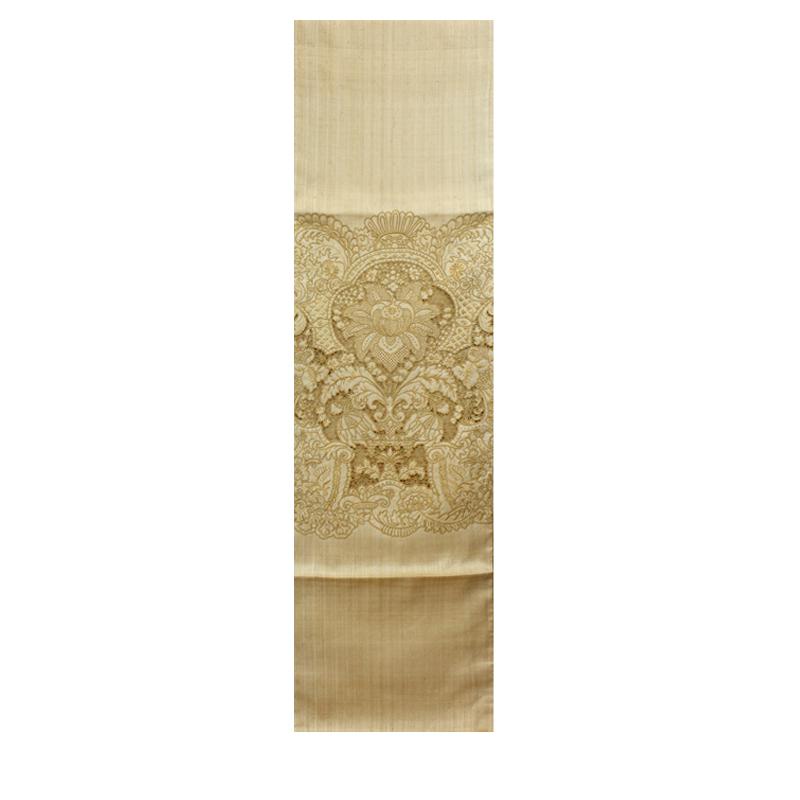 貴久樹謹製 ゴールデンムガシルク刺繍袋帯 − 帯｜美はよろこび 着物の丸中