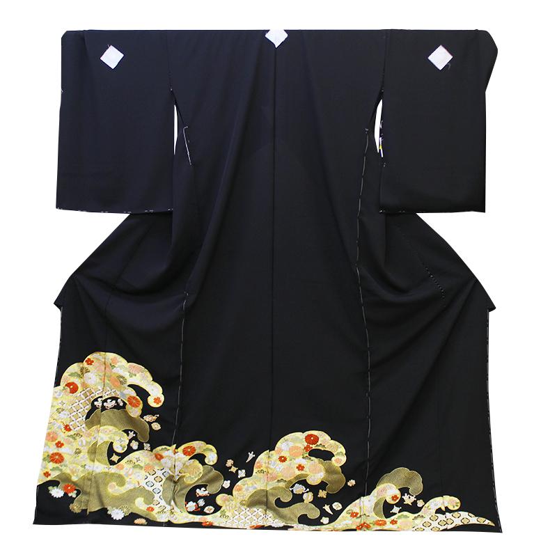黒留袖 中国刺繍 − 黒留袖｜美はよろこび 着物の丸中